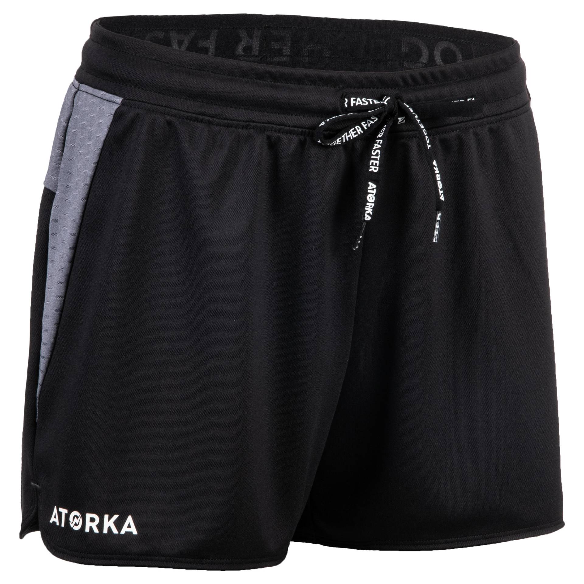 Damen Handball Shorts H500 schwarz/grau von ATORKA