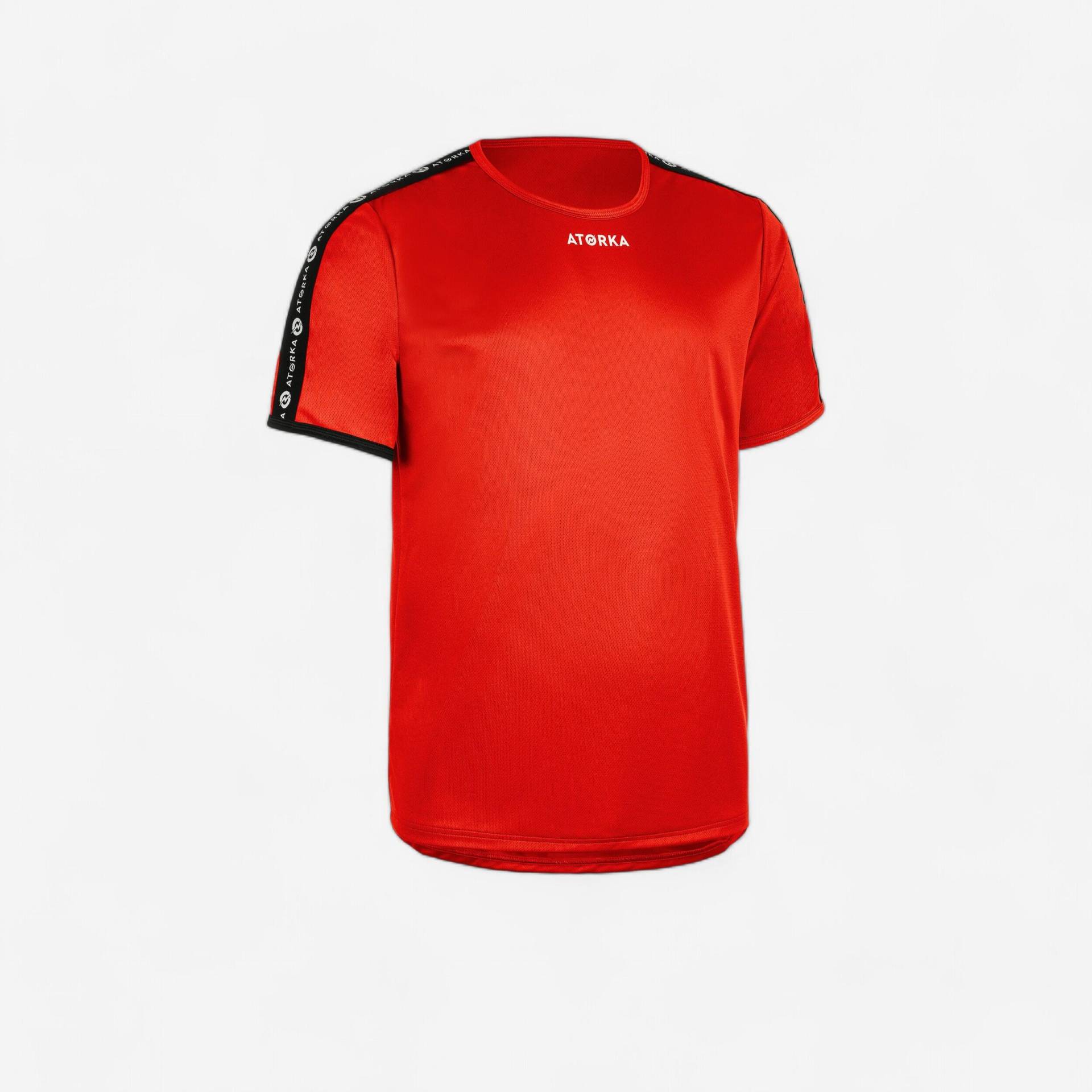 Handballtrikot kurzarm H100C Herren rot von ATORKA