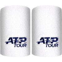 ATP Tour Performance Long Schweißband 2er Pack in weiß, Größe: von ATP Tour