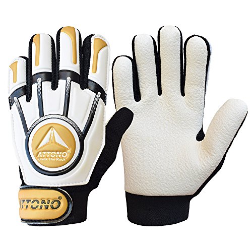 ATTONO Kinder Torwarthandschuhe Safe Defence Junior Torwart Handschuhe (4) von ATTONO