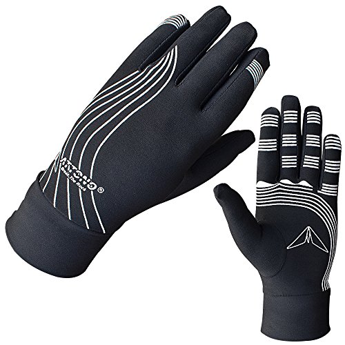 ATTONO Unterziehhandschuhe Winter Jogging Running Walking Langlauf Auto Handschuhe - XS/S von ATTONO