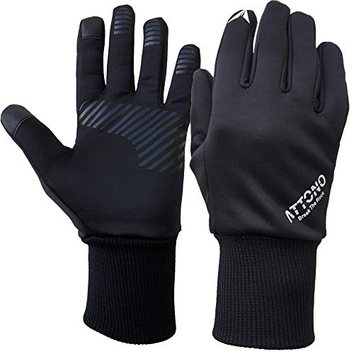 ATTONO Winterhandschuhe Touchscreen Sport Fahrrad Langlauf Softshell Handschuhe - Größe 10 von ATTONO