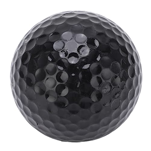 AUHX 2 Schichten schwimmender Wasser-Golfball, kältebeständiger, langlebiger schwimmender Golfball, stabil, einzigartig, unsinkbar, hart für das Training(Schwarz) von AUHX