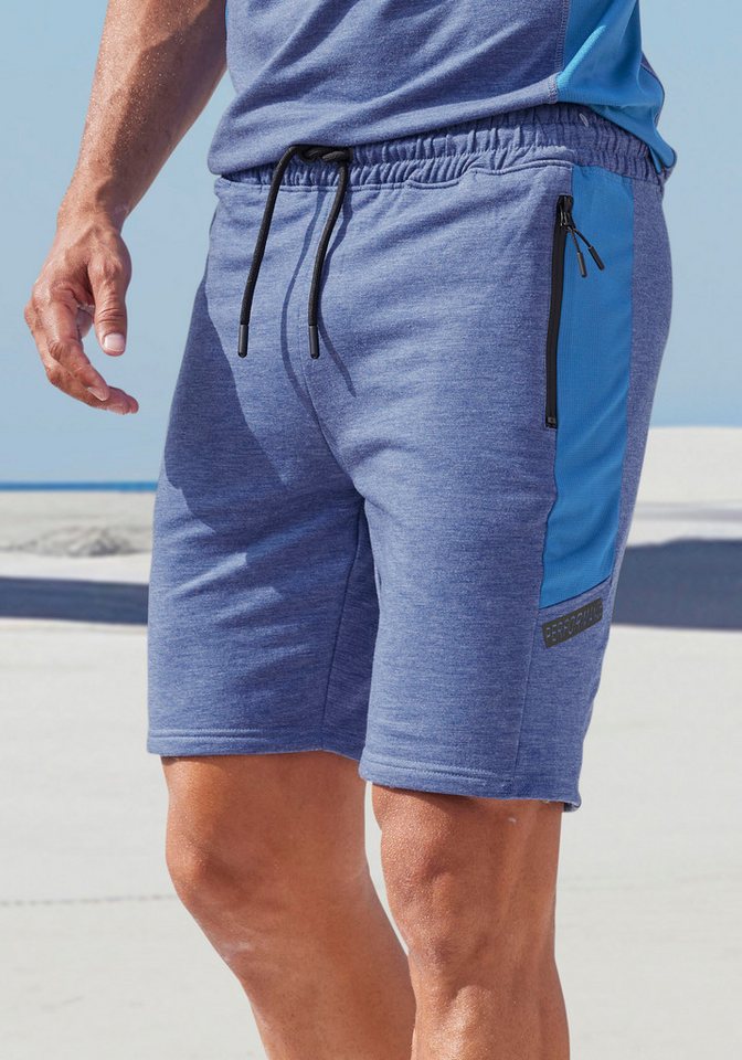 AUTHENTIC LE JOGGER Shorts - Sporthose mit Mesheinsätzen und seitlichen Reißverschlusstaschen von AUTHENTIC LE JOGGER