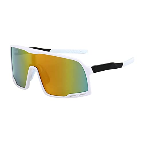 AUTOECHO Outdoor-Fahrradbrille,UV400 Sportsonnenbrille für Herren - UV-Schutz-Laufbrille für Outdoor-Sport, Laufen, Fahren, Angeln, Golf von AUTOECHO