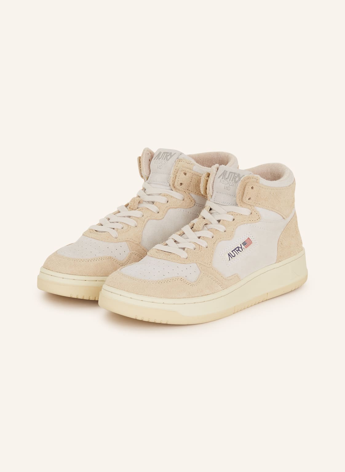 Autry Hightop-Sneaker Medalist beige von AUTRY