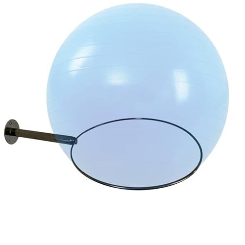 AUXPhome Gymnastikball-Aufbewahrungsregal, Wandmontage, Edelstahl, Yoga-Ballhalter, für Gymnastikball/Yoga-Ball/Stabilitätsbälle von 32 cm bis 86 cm, für Fitnessunterricht oder zu Hause, mit Schrauben von AUXPhome