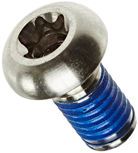 Avid Unisex – Erwachsene Schrauben Befestigungsschrauben Klingeln & Hupen, blau-Silber, 6 Stück von AVID