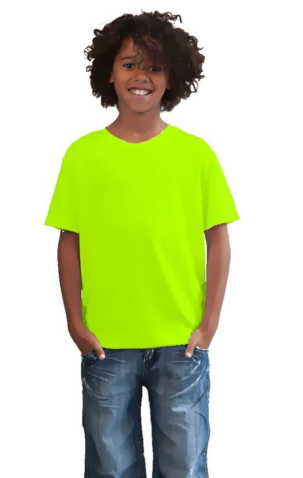 AWDIS T-Shirt NEON Kinder Sport T-Shirts - Neongelb, Neongrün, Neonpink, Neonorange von AWDIS
