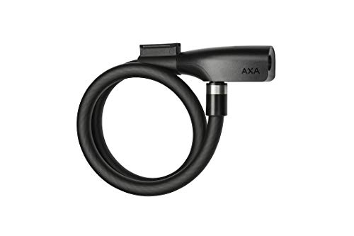 AXA Unisex – Erwachsene Resolute 12-60 Kabelschlösser, Schwarz, 60cm, 12mm von AXA