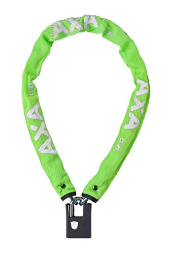 AXA Unisex-Adult Clinch+ 85 Kettenschloss, Light Green, 5011539 von AXA