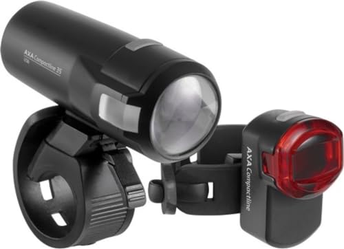 AXA Unisex – Erwachsene Akkuscheinwerfer-2020702301 LED-Akkuscheinwerfer, Schwarz, Einheitsgröße von AXA