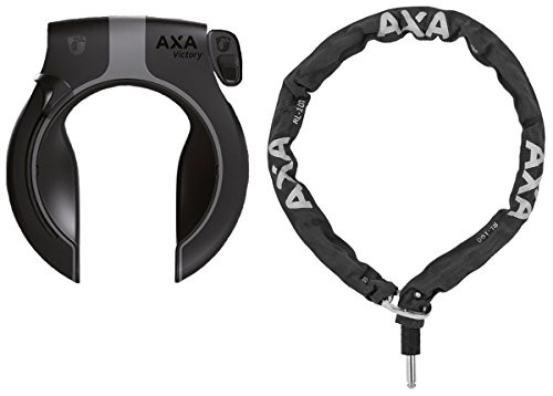 Axa Security Victory Kit Rahmenschloss m. Kette RL 100 - 1000/5,5 mm - 01200162K von AXA