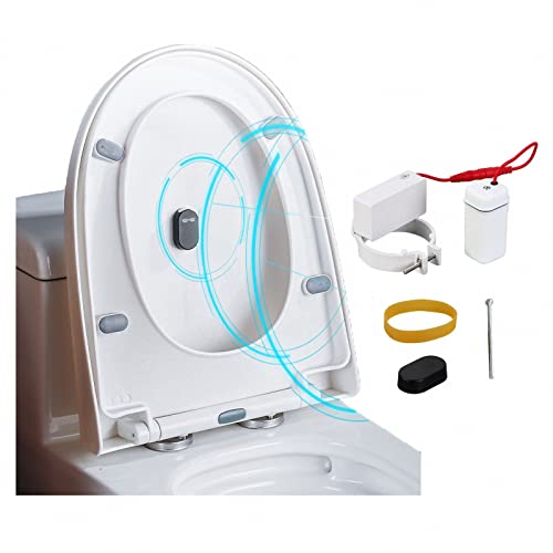 AXTMR Manueller automatischer Toilettenspüler mit automatischem Sensor, intelligenter Toilettenspülsensor mit wasserdichtem Sensor,White,4.5 * 2.5cm von AXTMR