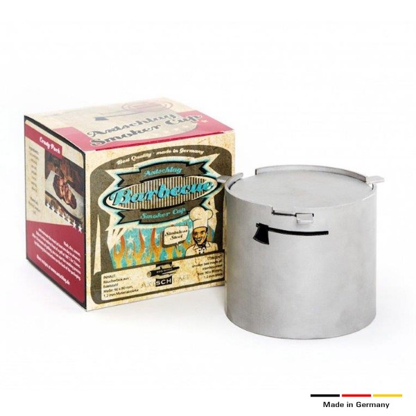Axtschlag Smoker Cup - Räucherbox aus Edelstahl von AXTSCHLAG