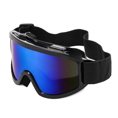 AYKANING Motocross Brille,Motorradbrille Anti-Fog-Skibrille, Motorradbrille, Winter-Snowboard-Skibrille, Outdoor-Sport, winddichte Skimaske, Off-Road-Brille(Color:Color C10) von AYKANING