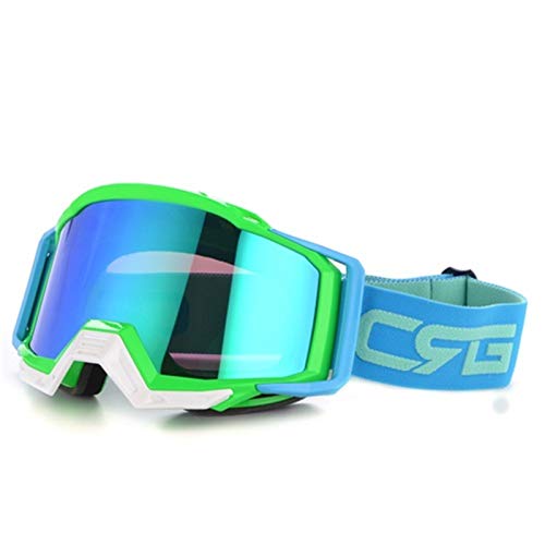 AYKANING Motocross Brille,Motorradbrille Motocross-Goggles-Gläser Skifahren-Sport-Augenwaren-Straßenhelme Motorrad-Gloggle(Color:Model 9) von AYKANING