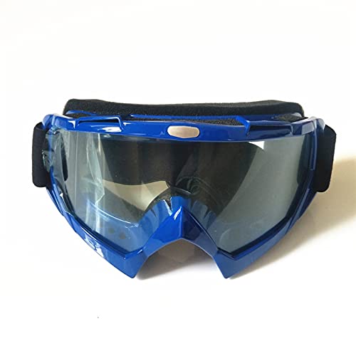 AYKANING Motocross Brille,Motorradbrille Motocross Goggles Off Road Motorrad Schutzausrüstung Gläser Schmutzrad Sonnenbrille Downhill Mountainbike-Brillen(Color:Model 2 Clear lens) von AYKANING