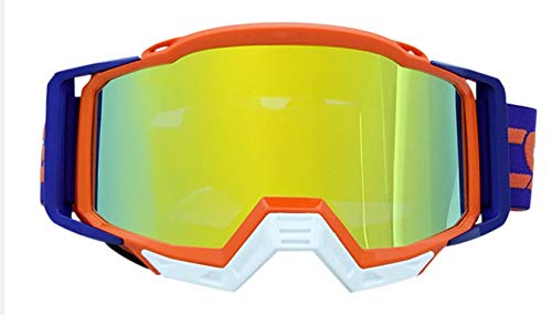 AYKANING Motocross Brille,Motorradbrille Motocross Goggles Snowboards Motorrad Brille Outdoor Sportsbrillen Schmutz Bike Moto Helm Brille Maske(Color:Goggles Glasses 10) von AYKANING