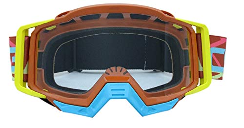 AYKANING Motocross Brille,Motorradbrille Motocross Goggles Snowboards Motorrad Brille Outdoor Sportsbrillen Schmutz Bike Moto Helm Brille Maske(Color:Goggles Glasses 13) von AYKANING