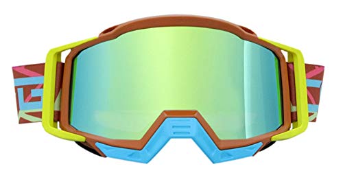 AYKANING Motocross Brille,Motorradbrille Motocross Goggles Snowboards Motorrad Brille Outdoor Sportsbrillen Schmutz Bike Moto Helm Brille Maske(Color:Goggles Glasses 14) von AYKANING