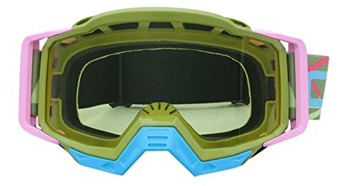AYKANING Motocross Brille,Motorradbrille Motocross Goggles Snowboards Motorrad Brille Outdoor Sportsbrillen Schmutz Bike Moto Helm Brille Maske(Color:Goggles Glasses 8) von AYKANING