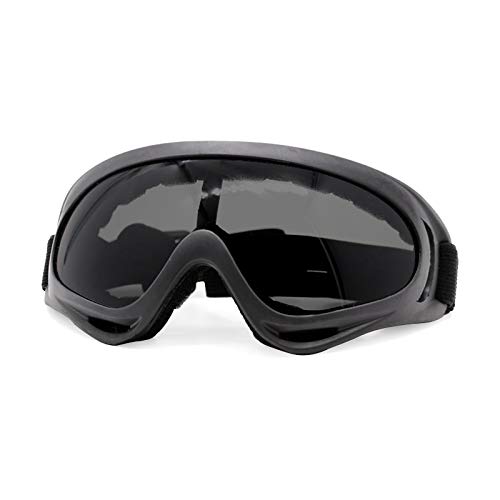 AYKANING Motocross Brille,Motorradbrille Motorrad Goggles Brille Outdoor Sports Ski Bike Motobike Moto Windschutzscheibe Brillen Outdoor Goggles Sonnenbrillen(Color:Black) von AYKANING