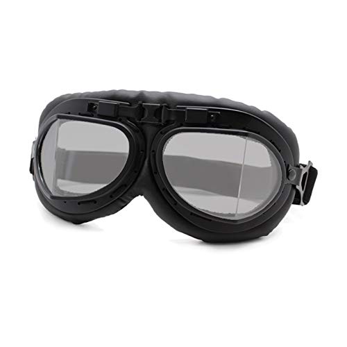 AYKANING Motocross Brille,Motorradbrille Motorrad Goggles Gläser Vintage Motorrad Klassische Retro-Schutzbrille for Harley Eyewear Protection Moto Motocross-Brille(Color:Retro Goggles 3 S) von AYKANING