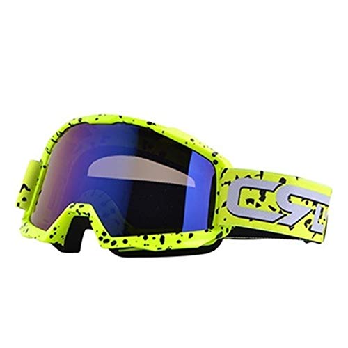 AYKANING Motocross Brille,Motorradbrille Motorrad-Goggles Motocross Moto Helm Reiten Motorradbrille Motocross Dirt Bike Goggles(Color:Model 1) von AYKANING