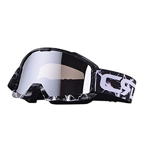 AYKANING Motocross Brille,Motorradbrille Motorrad-Goggles Motocross Moto Helm Reiten Motorradbrille Motocross Dirt Bike Goggles(Color:Model 11) von AYKANING