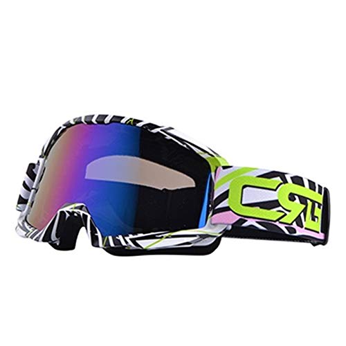 AYKANING Motocross Brille,Motorradbrille Motorrad-Goggles Motocross Moto Helm Reiten Motorradbrille Motocross Dirt Bike Goggles(Color:Model 6) von AYKANING