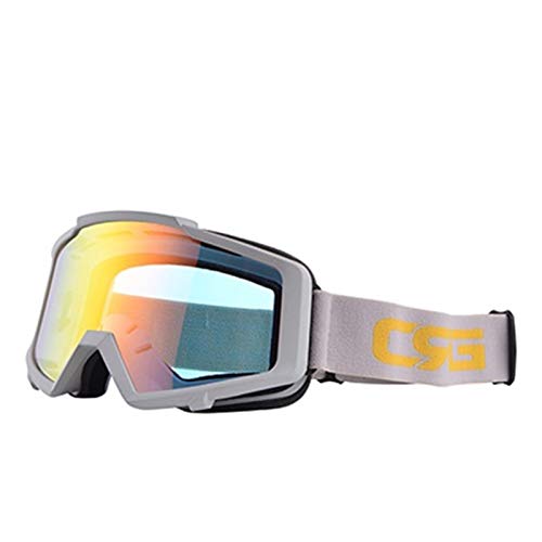 AYKANING Motocross Brille,Motorradbrille Motorrad-Goggles-Skibrillen Motocross-Goggles Racing Eyewear Snowboard-Gläser bunte Linsengläser UV-Beschützer(Color:Model 6) von AYKANING