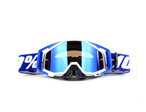 AYKANING Motocross Brille,Motorradbrille Motorradbrille Motocross Goggles Moto Racing Männer Frauen Brille Ski Sport Gläser(Color:5) von AYKANING