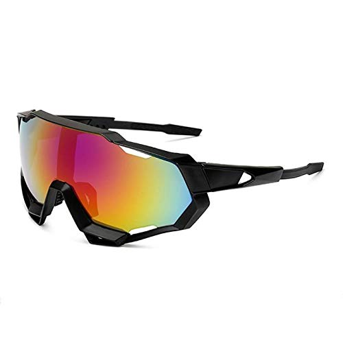 AYKANING Motocross Brille,Motorradbrille Proof Professionelle polarisierte Radbrillen Fahrradbrillen Outdoor Sports Fahrrad Sonnenbrillen(Color:7) von AYKANING