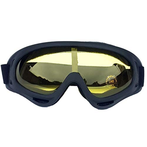 Motocross Brille,Motorradbrille Professionelle Männer Frauen Anti-Nebel Eyewear Winddicht Outdoor Riding Goggles Gläser Multifunktionale Motorradbrille(Color:BY) von AYKANING