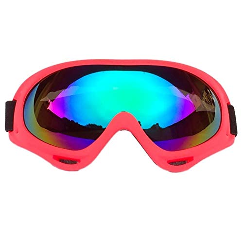 Motocross Brille,Motorradbrille Professionelle Männer Frauen Anti-Nebel Eyewear Winddicht Outdoor Riding Goggles Gläser Multifunktionale Motorradbrille(Color:RN) von AYKANING