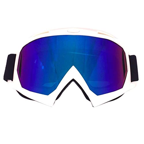 Motocross Brille,Motorradbrille Professionelle Männer Frauen Anti-Nebel Eyewear Winddicht Outdoor Riding Goggles Gläser Multifunktionale Motorradbrille(Color:WN) von AYKANING