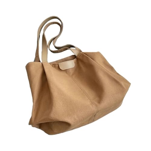 AYKZGIQS Rucksack Damen -Leinwand -Umhängetaschen Käufer Handtaschen Freizeittasche Für Studenten Rucksack Tote-Khaki von AYKZGIQS