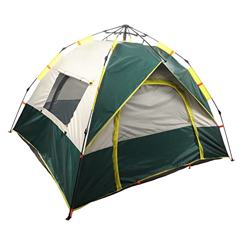 Automatisches Campingzelt für 3 bis 4 Personen, tragbares Zelt, regensicheres Zelt für Sandstrand, Rasen im Freien von AZMUDE