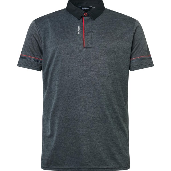 Abacus Polo Monterey Drycool schwarzrot von Abacus