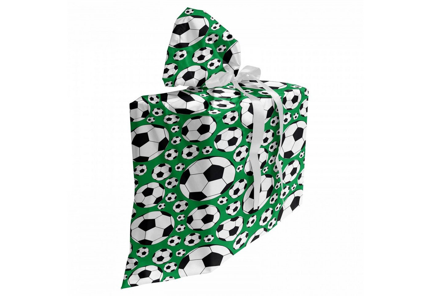 Abakuhaus Geschenkbox 3x Bändern Wiederbenutzbar, Fußball Beliebte Sport-Motiv von Abakuhaus