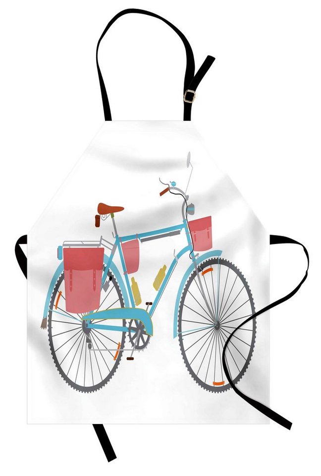 Abakuhaus Kochschürze Höhenverstellbar Klare Farben ohne verblassen, Fahrrad Classic Tour Fahrradtaschen von Abakuhaus