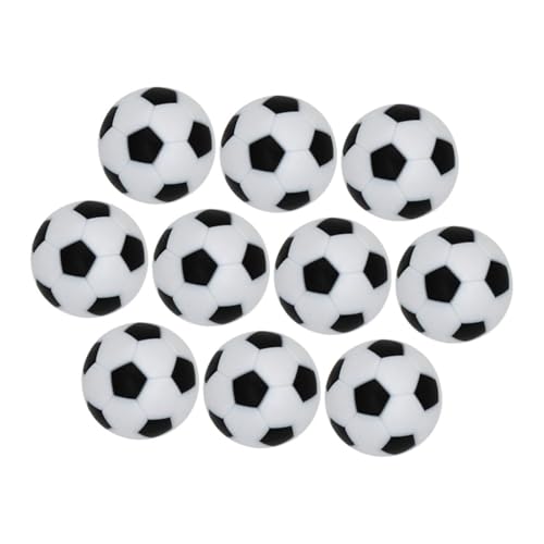 Abaodam 10 Stück Mini Tischfußball Tischfußball Ersatz Tischkickerbälle Tischfußballspielbälle Austauschbare Tischfußballbälle Kleine Tischfußballbälle Tischfußballspielbälle von Abaodam