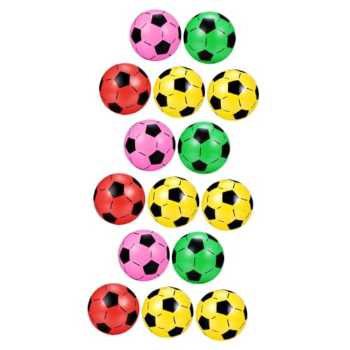 Abaodam 15 Stück Aufblasbarer Ball Für Kinder Fußball Sportspielzeug Aufblasbarer Fußball Spielzeug Für Draußen Geburtstagsgeschenk Kinderspielzeug Kinderbälle Im Freien von Abaodam