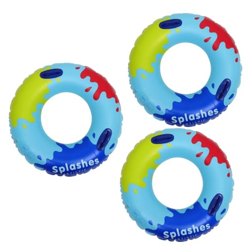 Abaodam 3St Schwimmring mit Griff schwimmring Kind für Pool für Erwachsene Schwimmerring für Erwachsene Strandparty-Schwimmring Pool-Ring Erwachsener Rettungsring PVC von Abaodam
