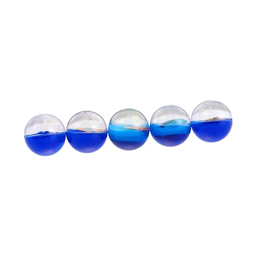 Abaodam 5 Stück Transparenter Ball Für Kinder Lustiges Spielzeug Gummi Hüpfball Kinder Lernspielzeug Hüpfball von Abaodam
