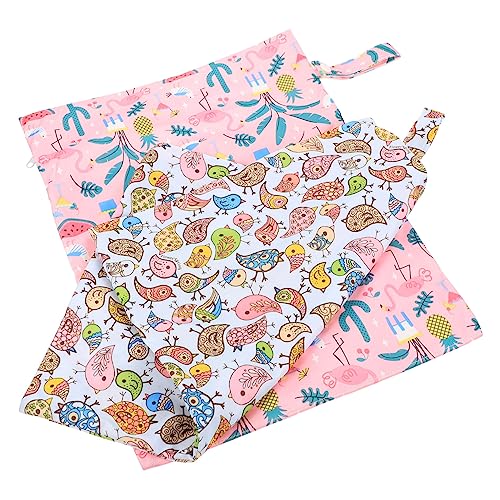 Abaodam 6 STK Wickeltasche babysachen wc Taschen für schmutzige Kleidung Windeln packen Taschen Aufbewahrungstaschen Trocken- und Nasstaschen Taschen zur Aufbewahrung von Babywindeln von Abaodam