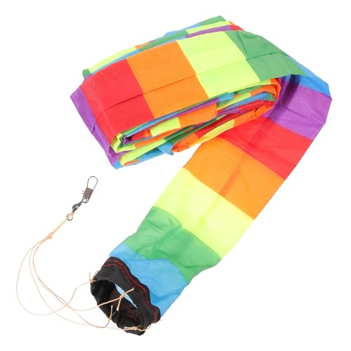 Abaodam Bunte Drachenschwanz Dekoration Outdoor Party Streamer für Drohnen Drachenschwanz Zubehör Leicht Tragbar Windspiele für Teenager Spielspaß von Abaodam