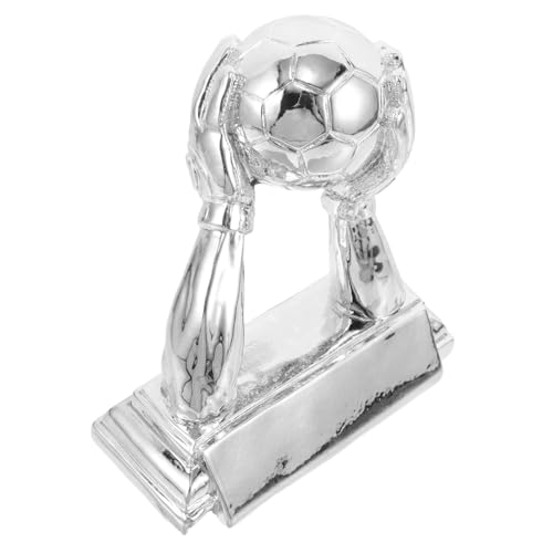 Abaodam Resin Fußball Torwart Trophäe Silber Robuste Kompakte Auszeichnung für Jugend und Erwachsenenteams Vielseitiger Pokal für Sportveranstaltungen Fan und Bürodekoration von Abaodam
