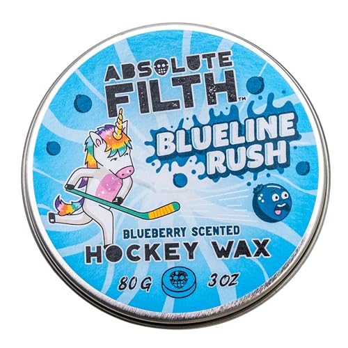 Absolute Filth - Hockeywachs – Premium Hockeyschlägerwachs für maximalen Grip & Schutz (Blueline Rush) von Absolute Filth